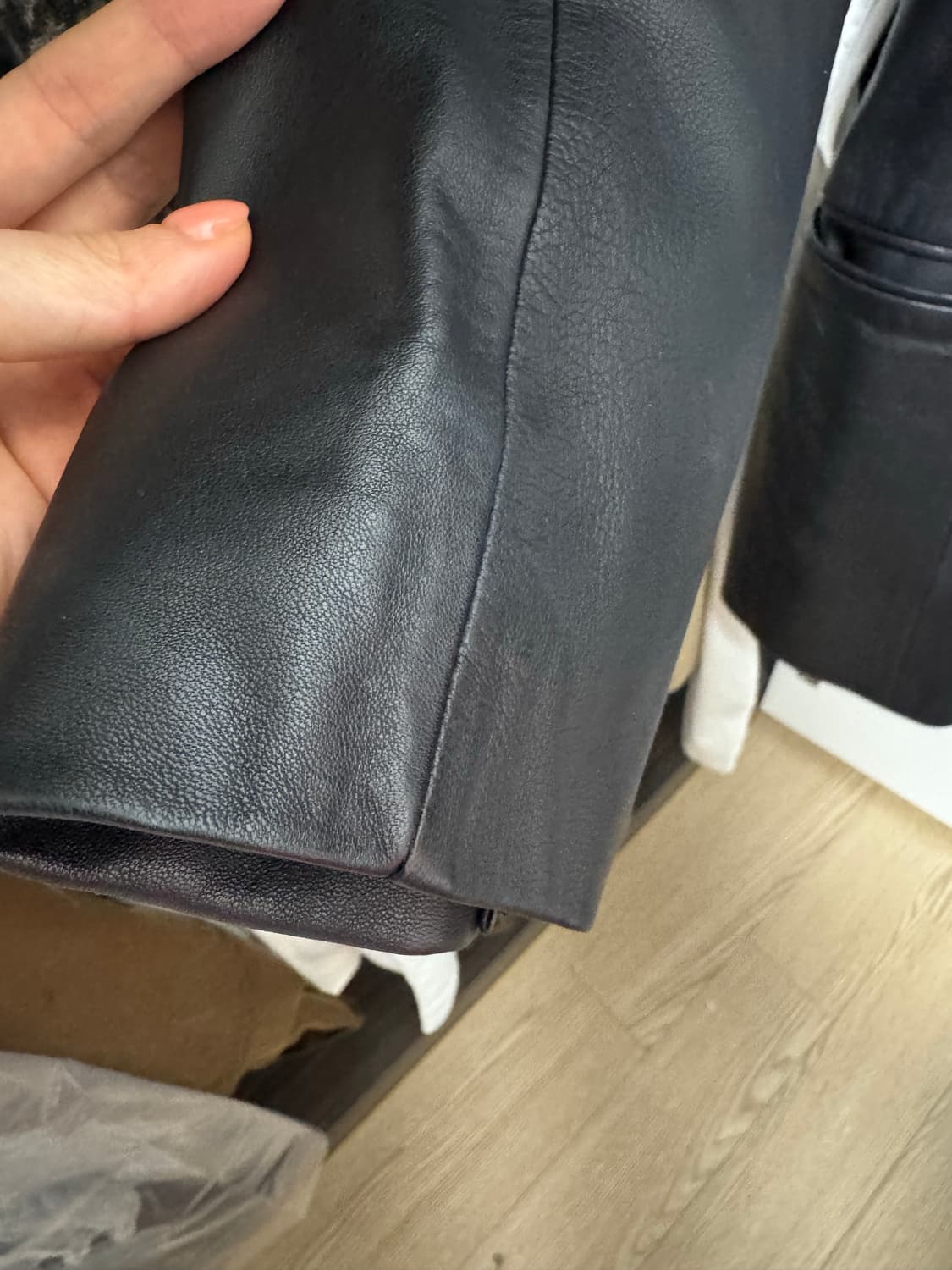 인스턴트펑크 리얼 레더 블레이저 상품이미지2