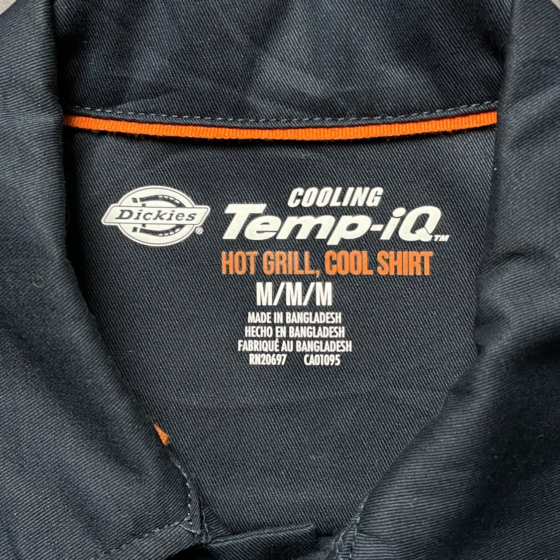 DICKIES 디키즈 빈티지 네이비 플랩포켓 반팔 워크 셔츠 A01009 상품이미지9
