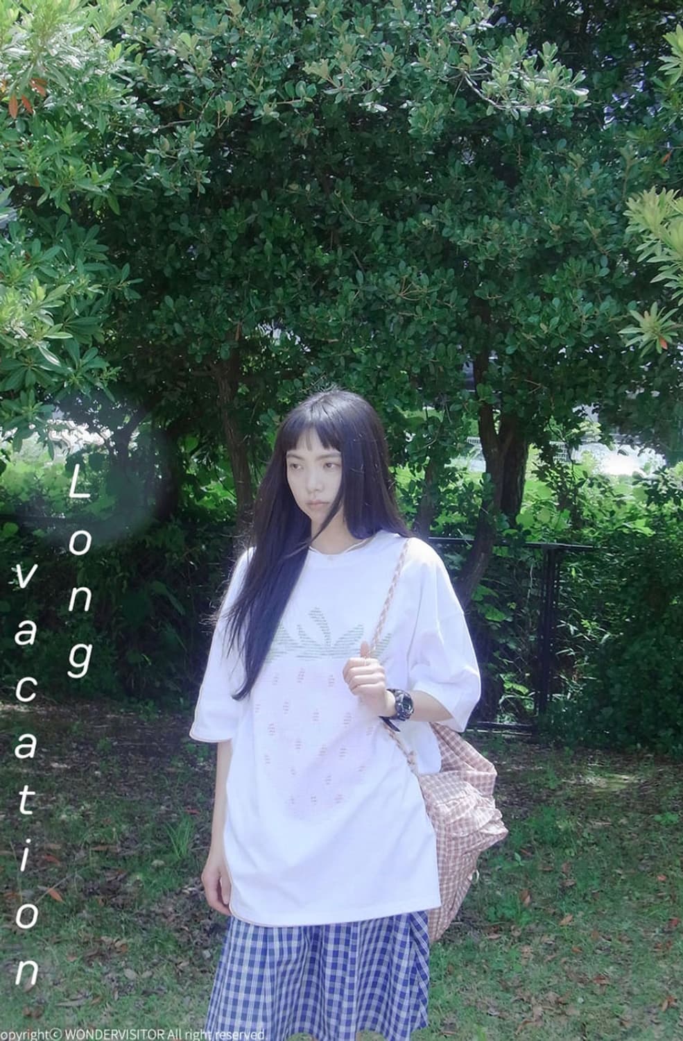 원더비지터 Ascii Strawberry Overfit T-shirt 상품이미지1