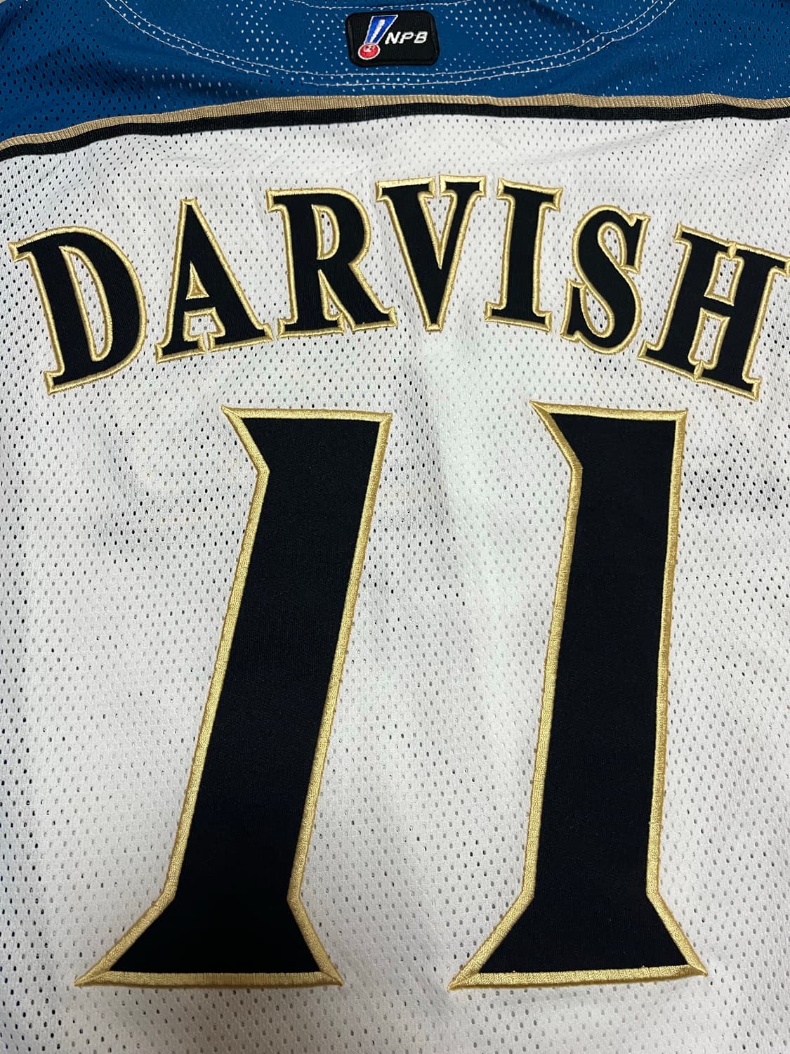2011 미즈노 니혼햄 파이터즈 다르빗슈 홈 정품 유니폼 상품이미지7