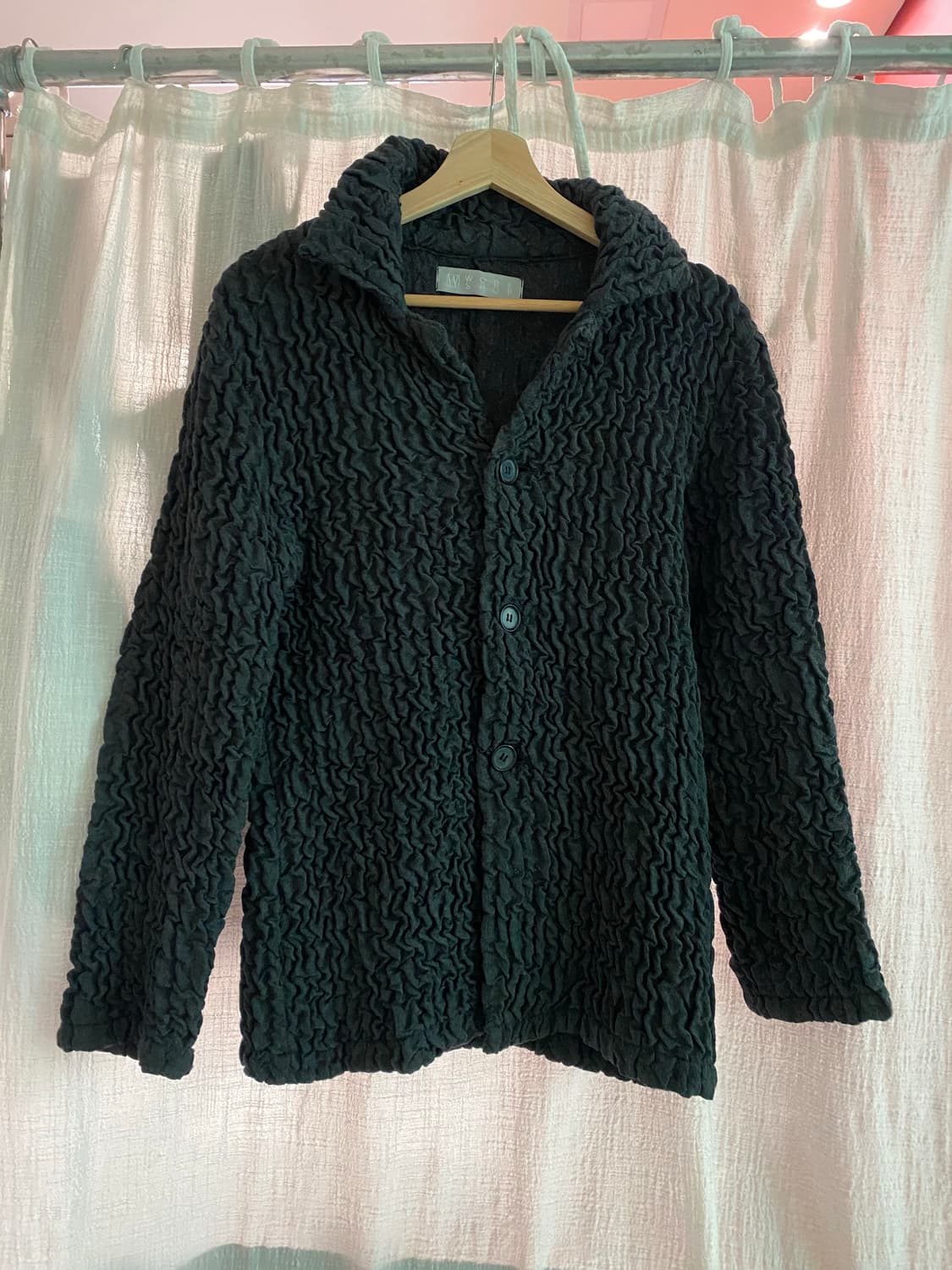 요지야마모토 워크샵 주름가공 자켓 상품이미지8