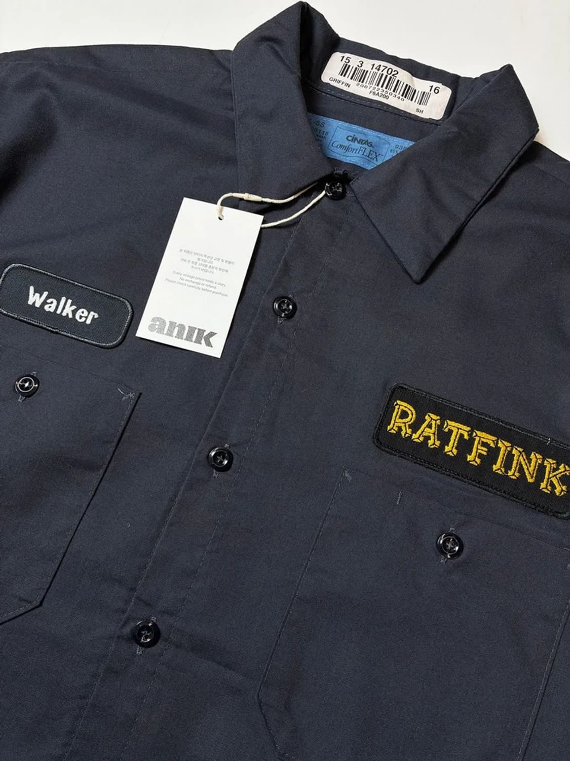 Selected 00's 빅프린팅 반팔 코튼 셔츠 PN9487 상품이미지5