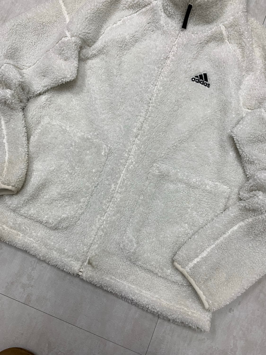 아디다스 화이트 폴리스 자켓 #460 상품이미지3