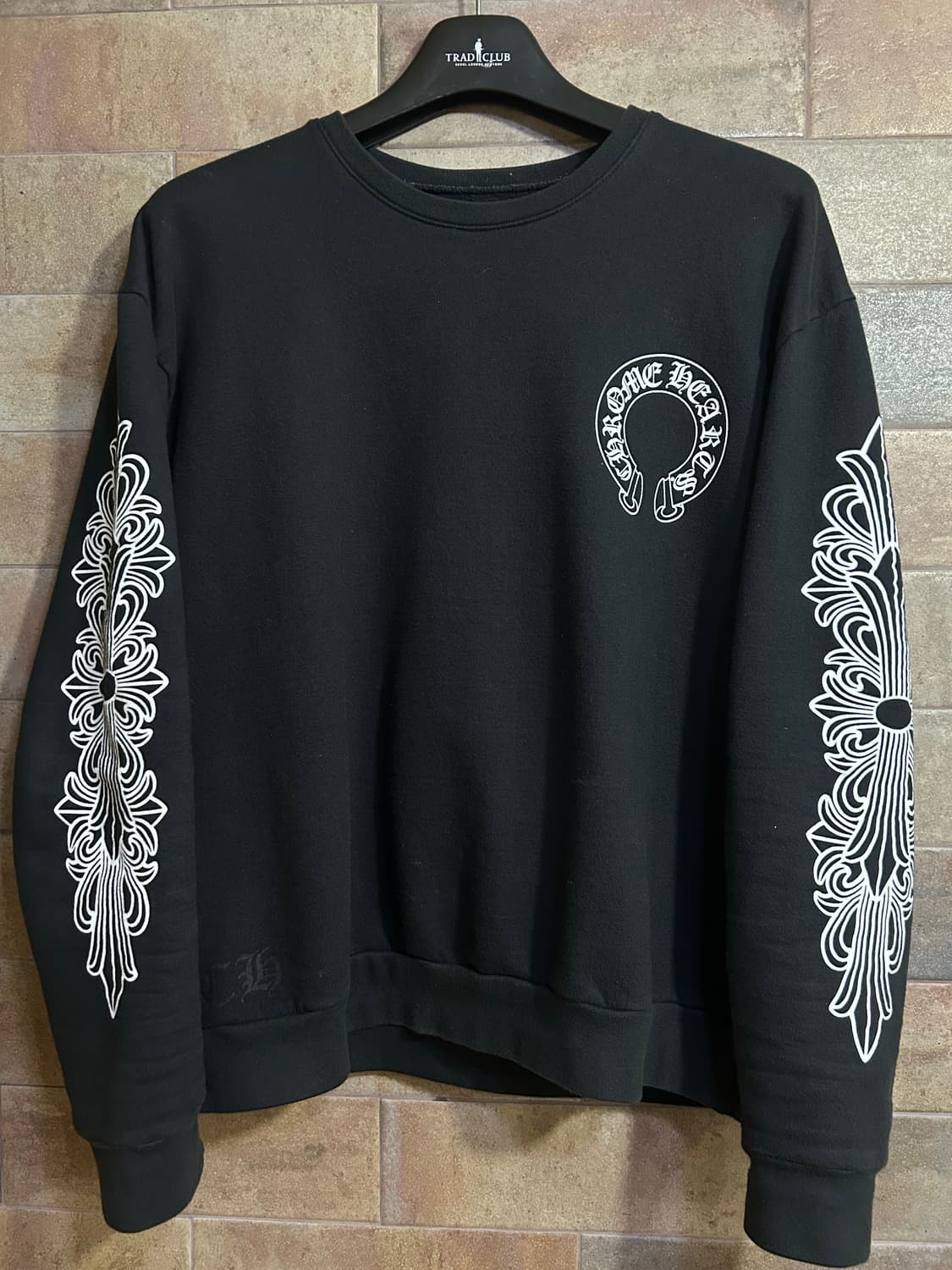 크롬하츠 홀스슈 플로랄 맨투맨 S  상품이미지1