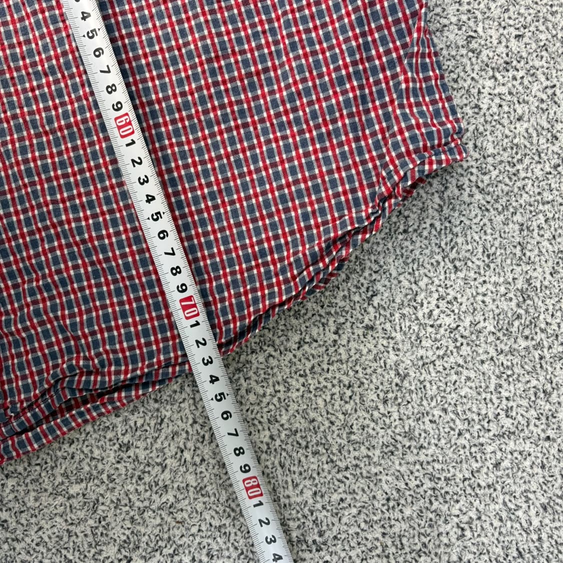 L 갭 남성 체크 반팔 셔츠 남방 0416J 상품이미지6