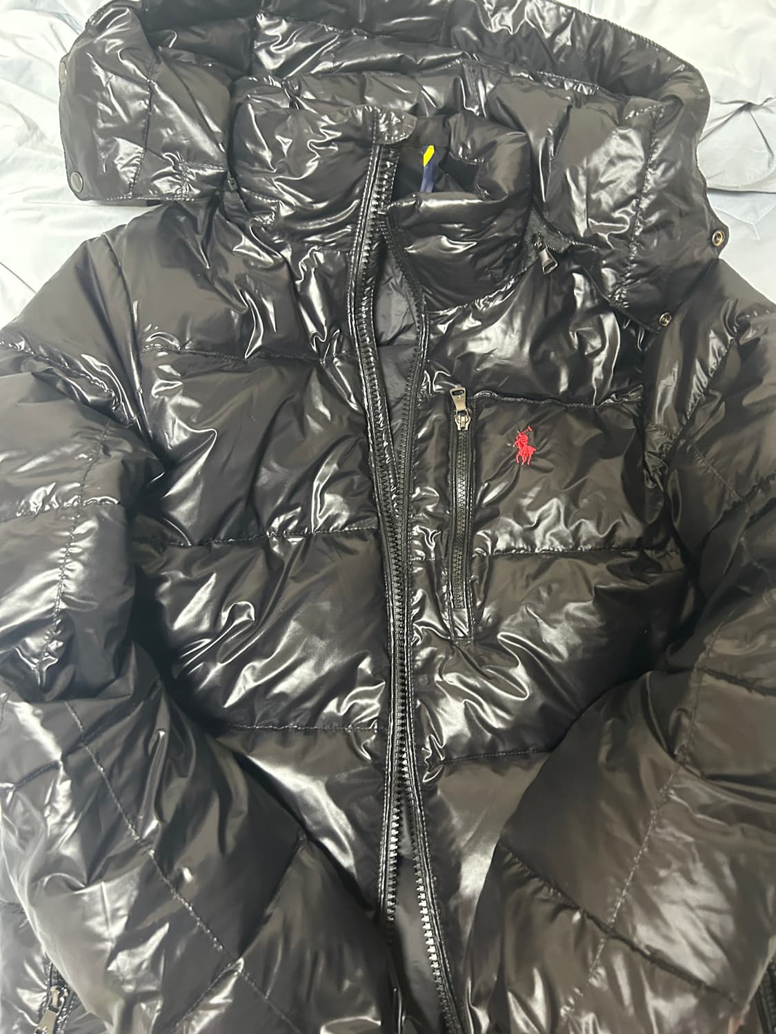 폴로 유광패딩 s 상품이미지1