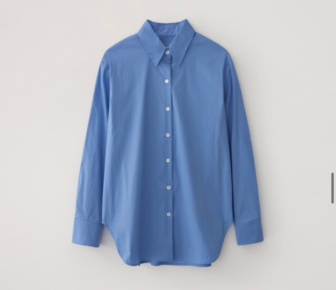 Eaah 이아 셔츠 블루 (ES Poplin Shirt) 상품이미지3