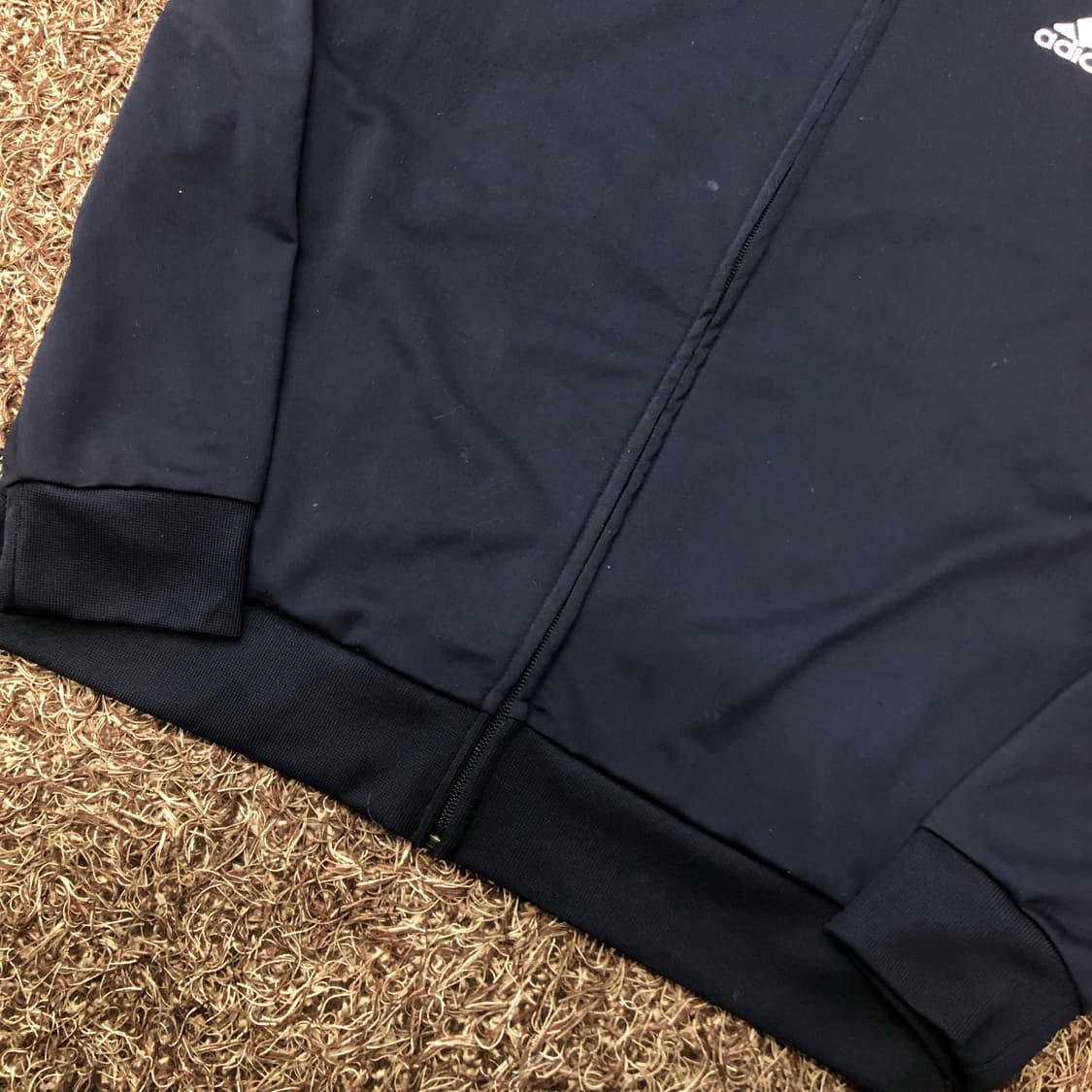 아디다스 네이비 삼선 져지 트랙 자켓 상품이미지3