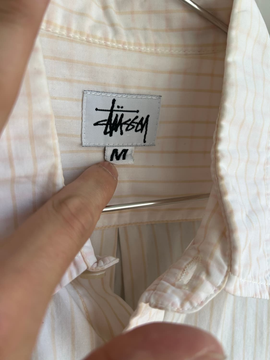 90‘s 스투시 스트라이프셔츠 상품이미지3