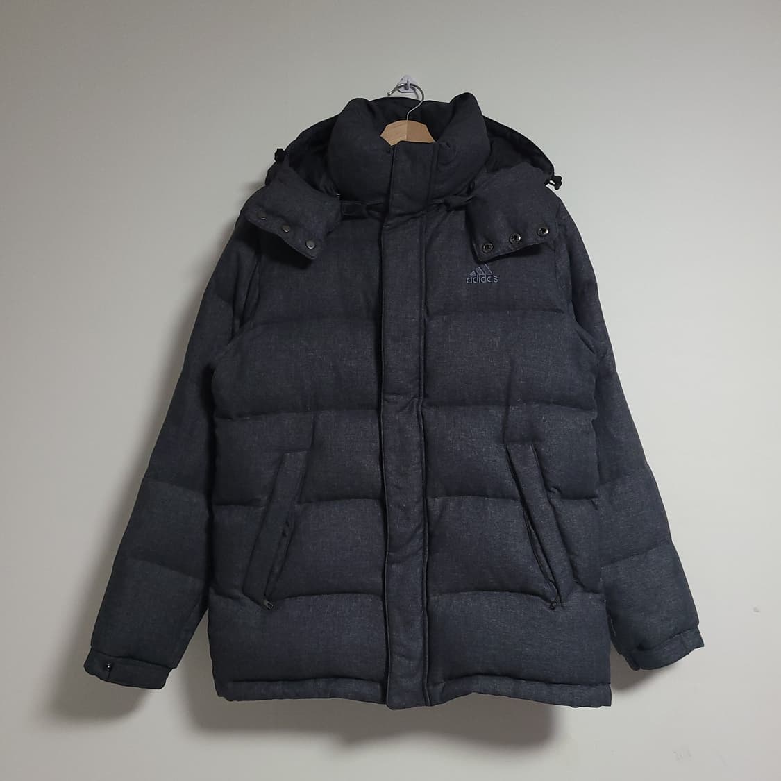 (100) ADIDAS 아디다스 후드 패딩 점퍼 구스 상품이미지1
