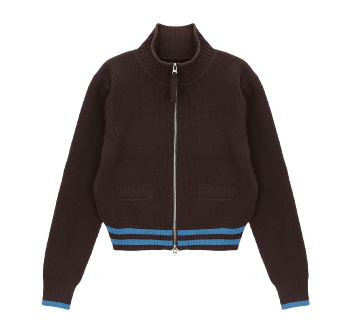 Matin Kim, 마뗑킴 스펠 포인트 스트라이프 가디건 상품이미지1