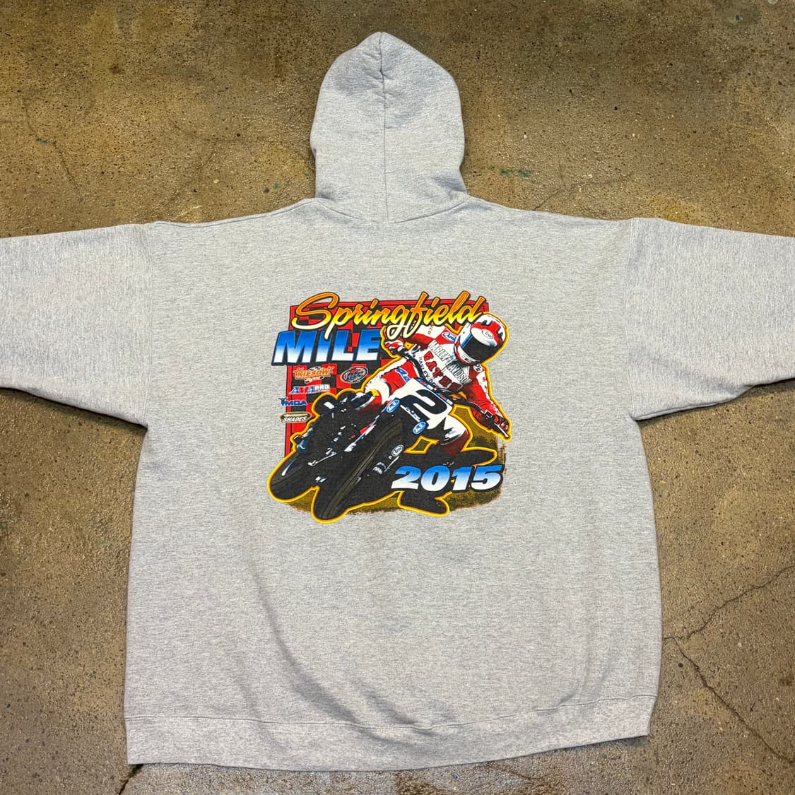 15s 미국 빈티지 할리데이비슨 레이싱 후드티 후드집업 상품이미지1