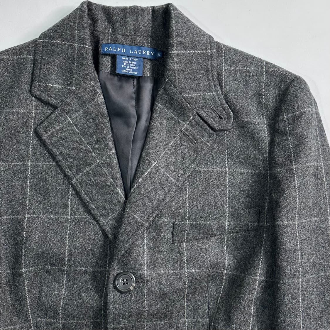 로렌 랄프로렌 글렌체크 울 블레이저 상품이미지3