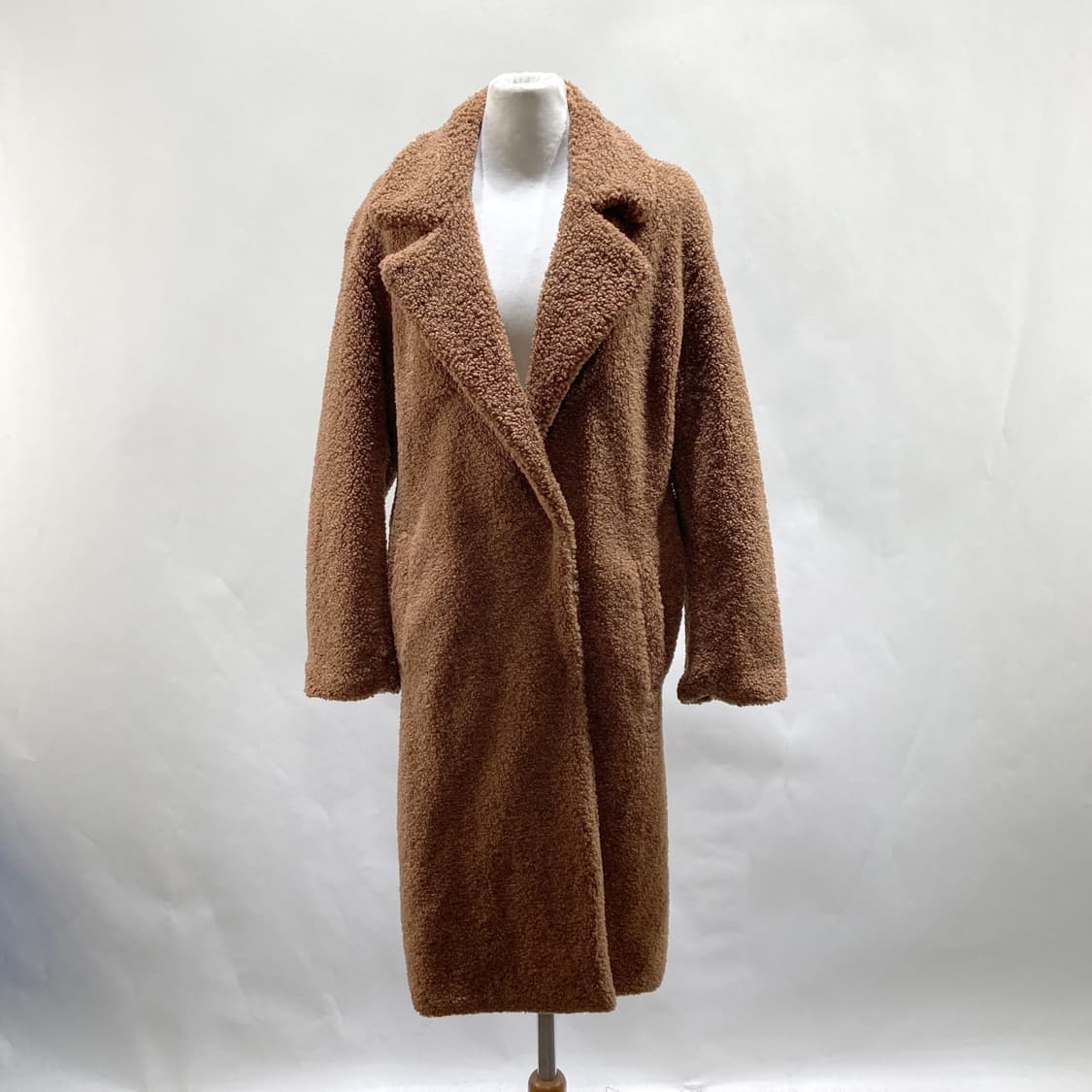 C AND LUNE 여성 부클 코트 브라운 55  상품이미지1