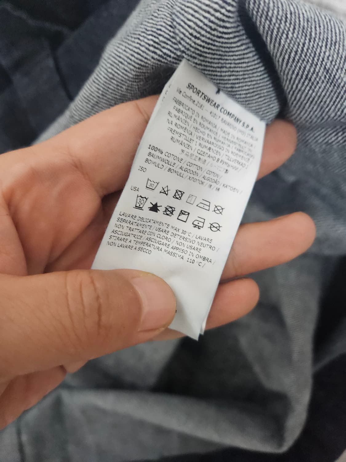 (새제품) 스톤아일랜드 데님 토트백(에코백) 상품이미지3