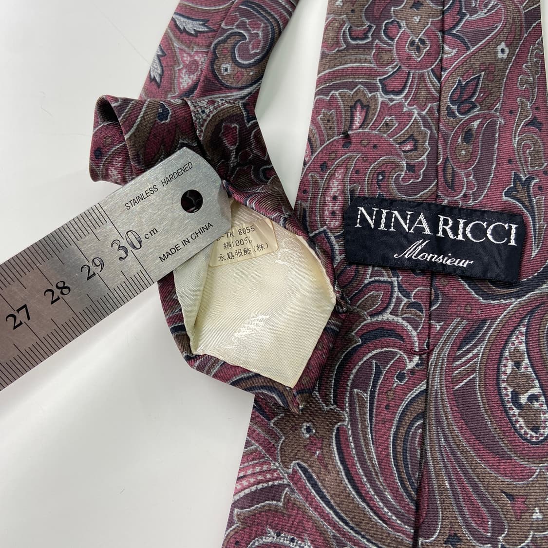 니나리치(NINA RICCI) 명품 정품넥타이 8.2cm 상품이미지6