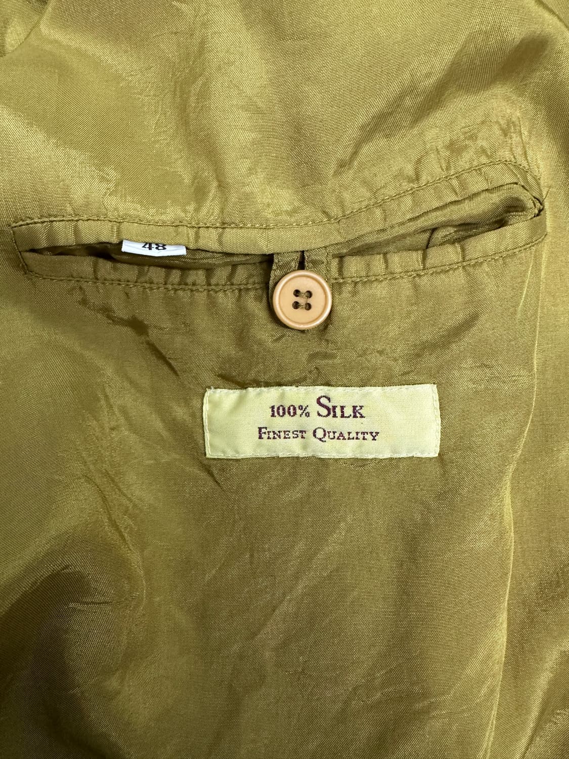 80s HUGO BOSS 실크 봄버 자켓 48 상품이미지7