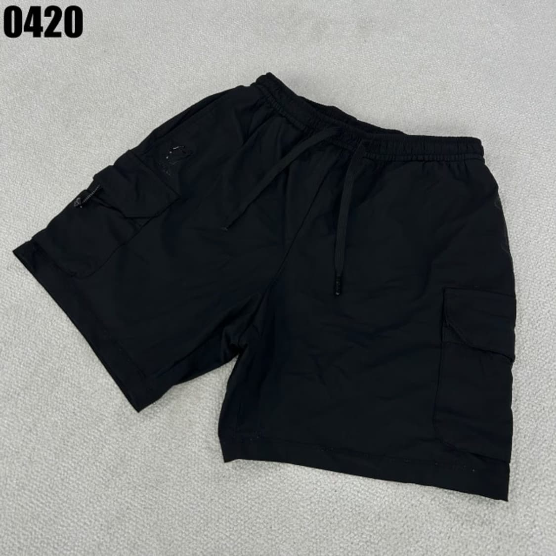 라이프워크 블랙 카고 반바지 남성용 트레이닝복 s 상품이미지2
