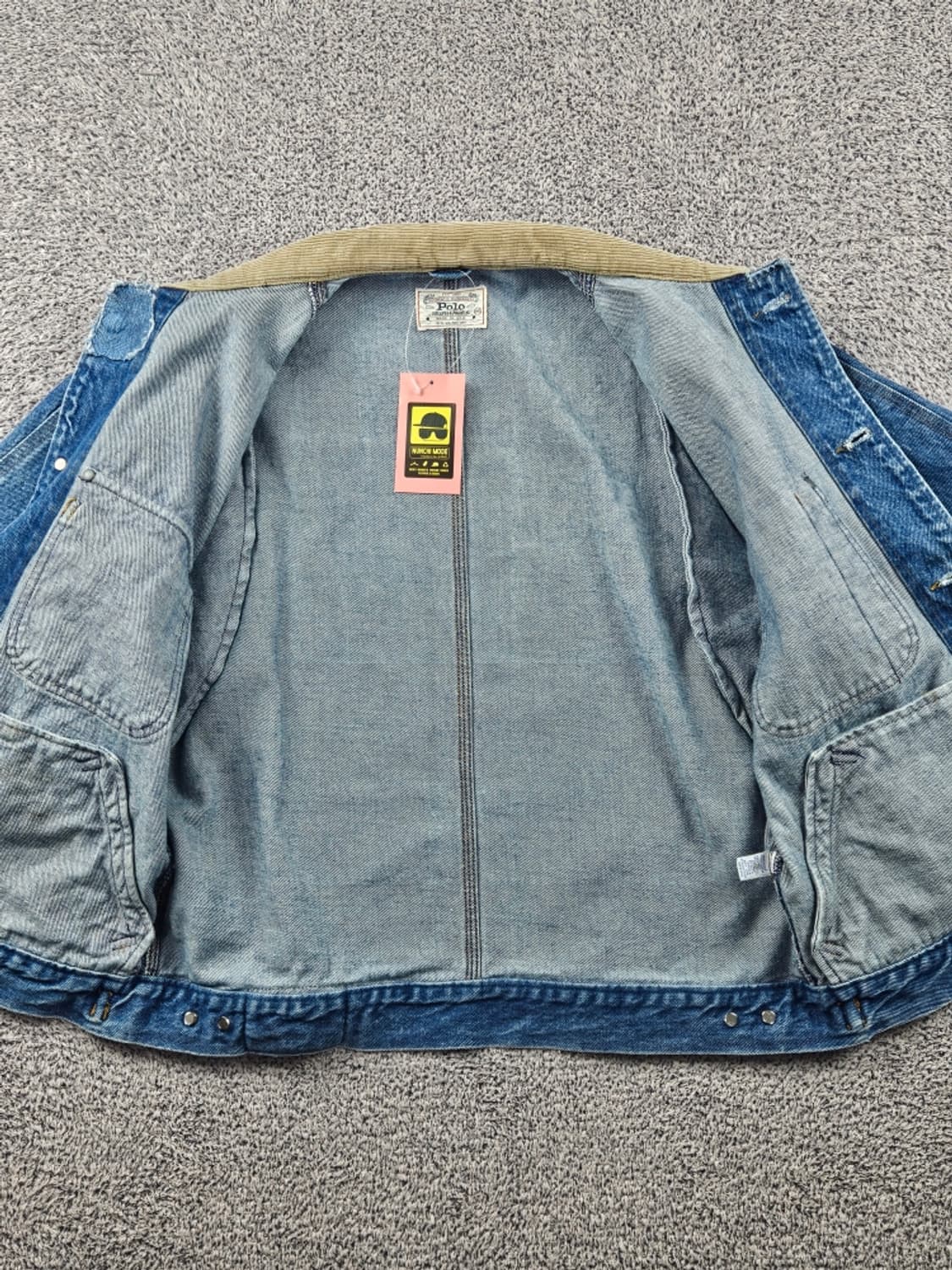 80's USA 폴로랄프로렌 덩가리 데님 트러커 자켓 (M)/ 10808 상품이미지10