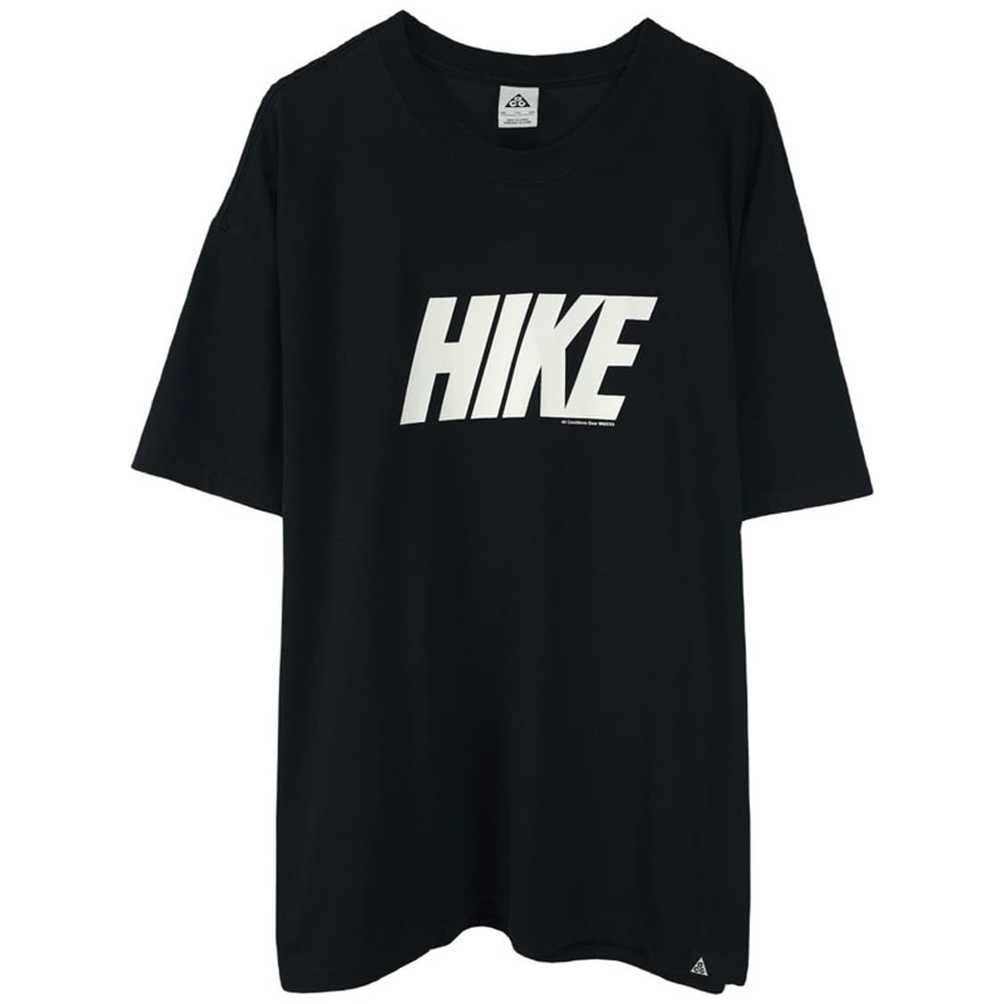 [나이키 ACG] HIKE 슬로건 오버핏 티셔츠 블랙 M21167 상품이미지2