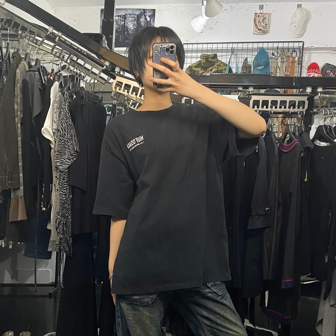 HUF 오사카 백레터링 디테일 반팔 티셔츠 상품이미지8