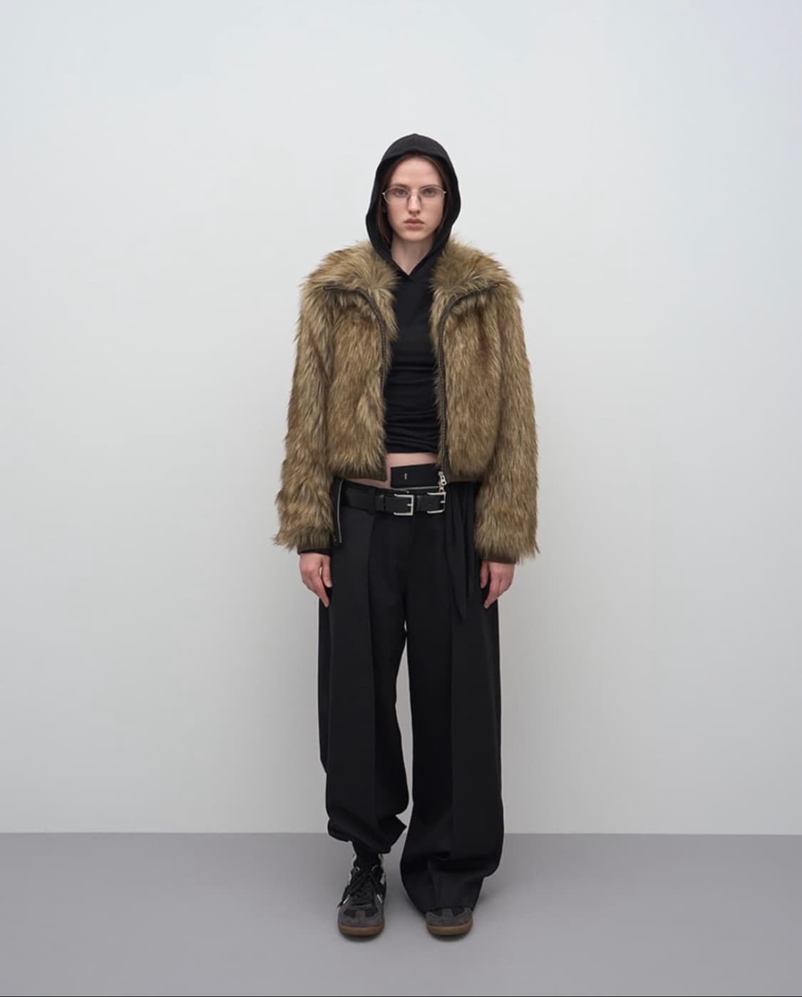 lcdc fur 자켓 카키 상품이미지2