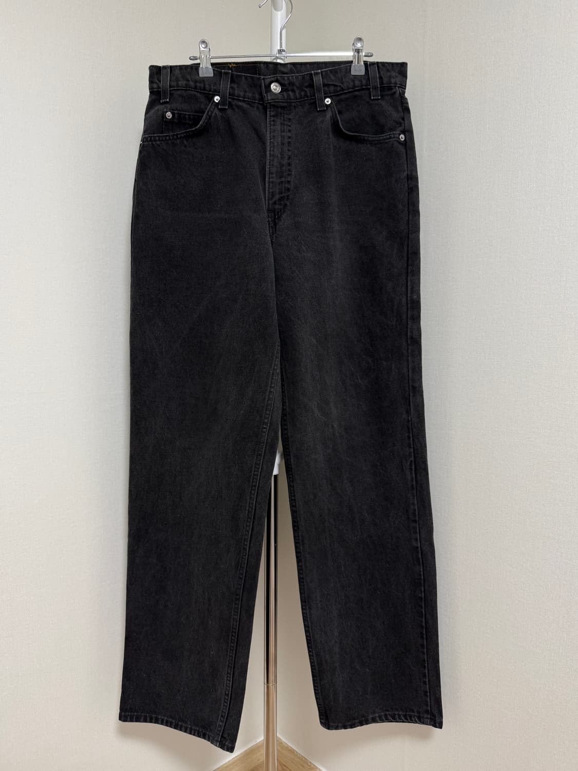 90s 리바이스 567 블랙 흑청 33/34 상품이미지1