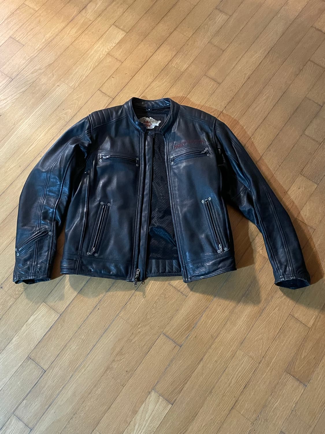 90s Harley Davidson 할리 가죽 자켓 상품이미지2