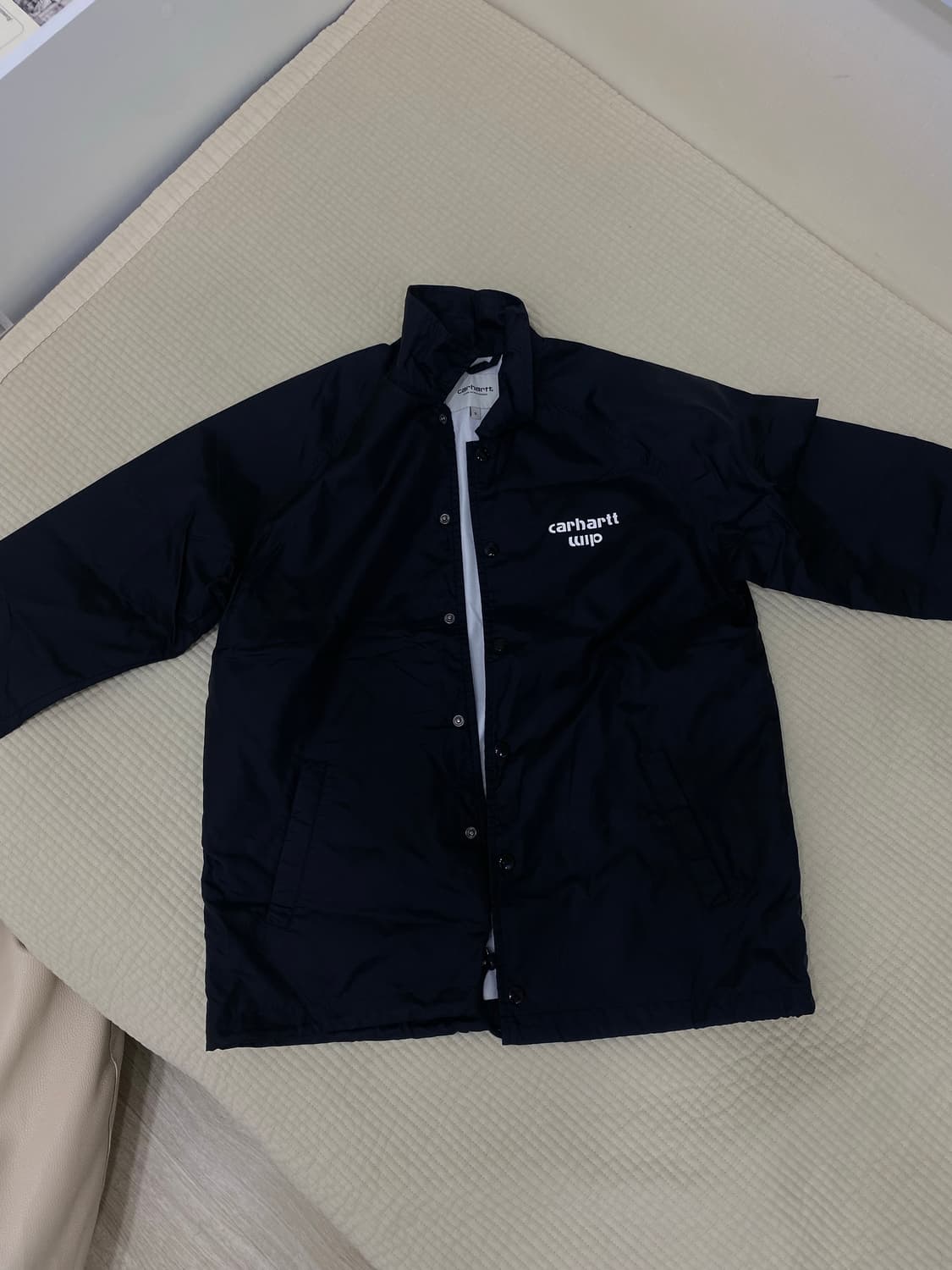 칼하트 WIP 코치 자켓 블랙 상품이미지1