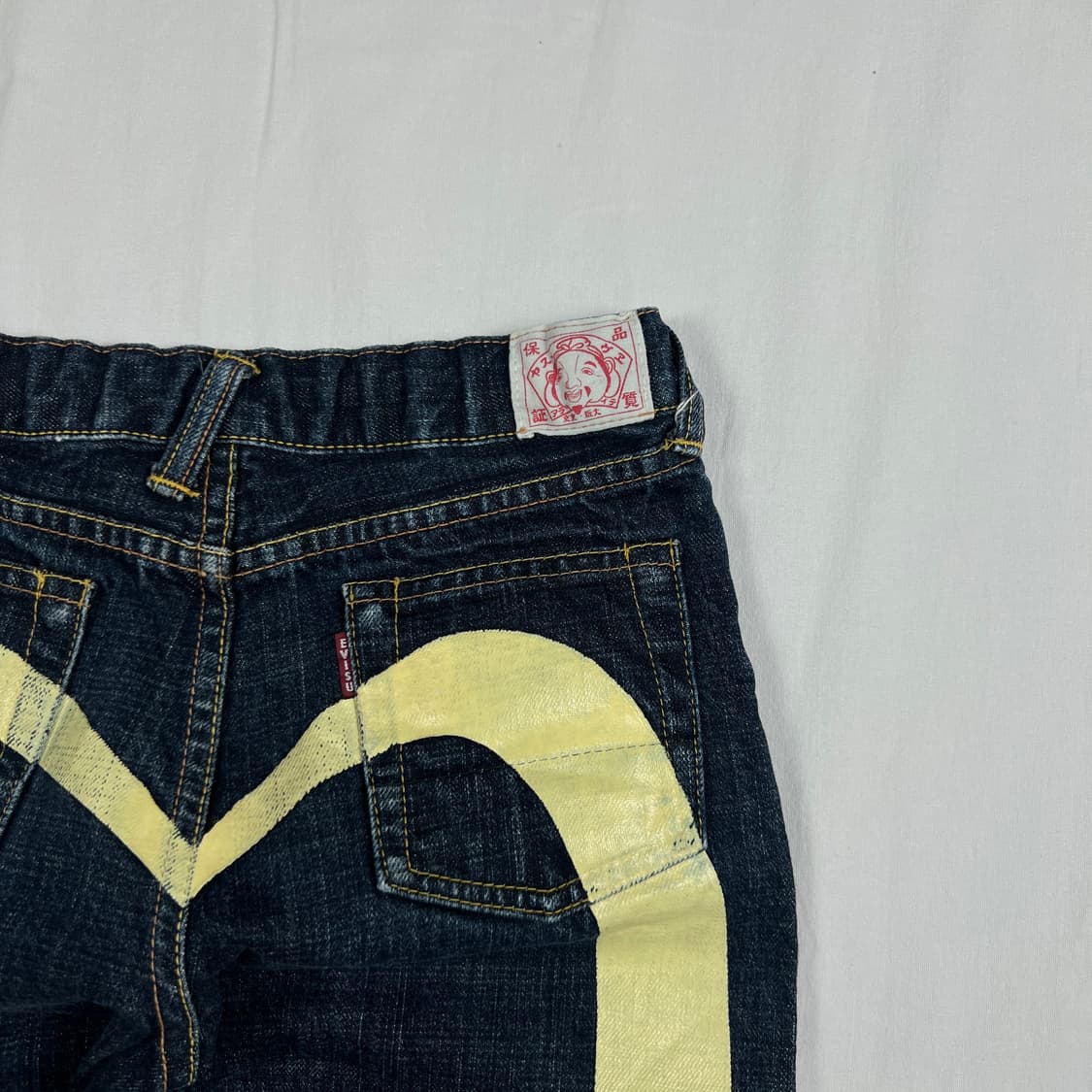 에비수 evisu 키즈 빅로고 셀비지 데님팬츠 청바지 상품이미지9