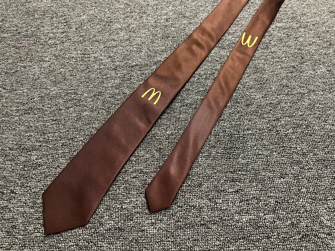 맥도날드 M 로고 브라운 넥타이  상품이미지1