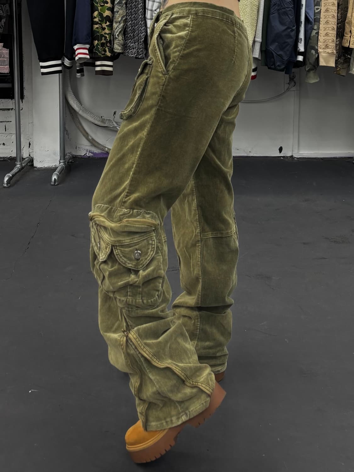 VTG 코듀로이 부츠컷 카고팬츠 상품이미지4
