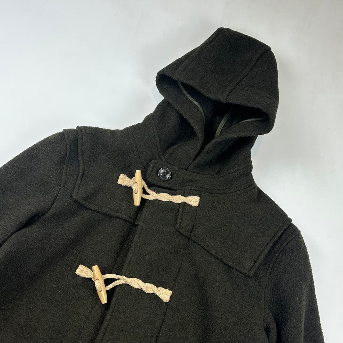 Coen 다크그린 더플 코트 상품이미지2