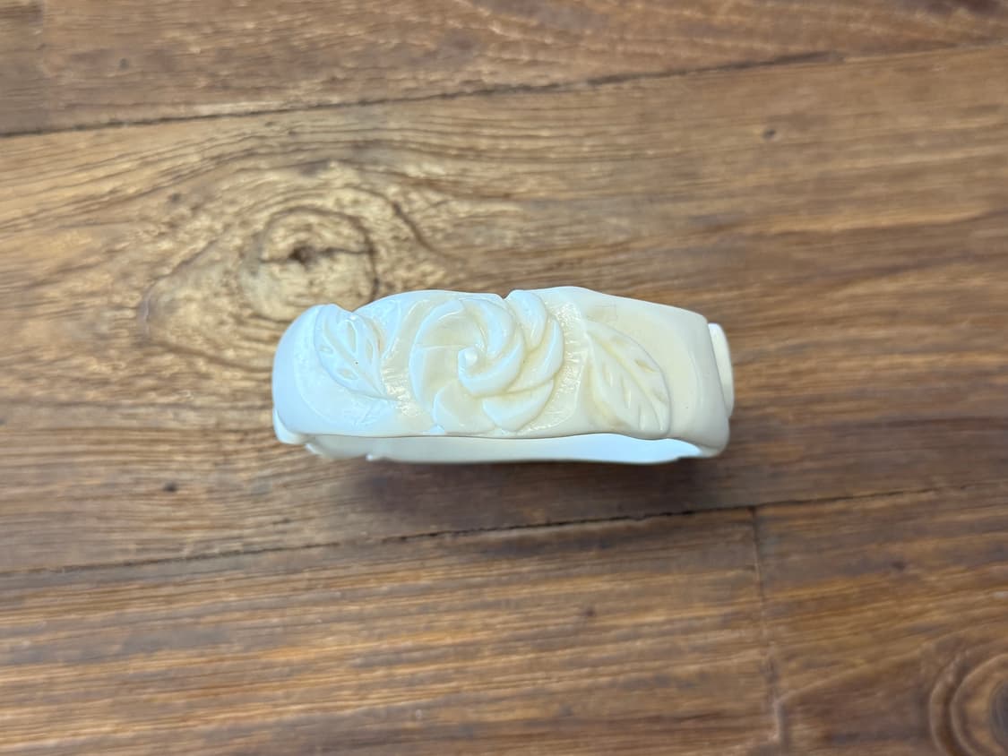 NUMBER (N)INE Floral Carved Bangle 상품이미지4