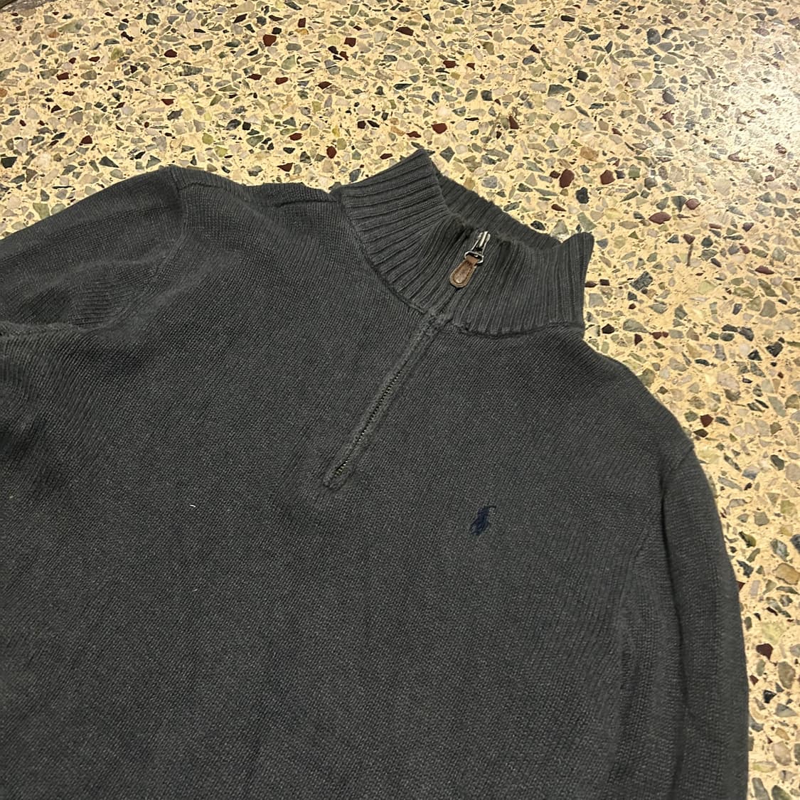 폴로 랄프로렌(POLO RalphLauren) 코튼 반집업 니트 상품이미지2