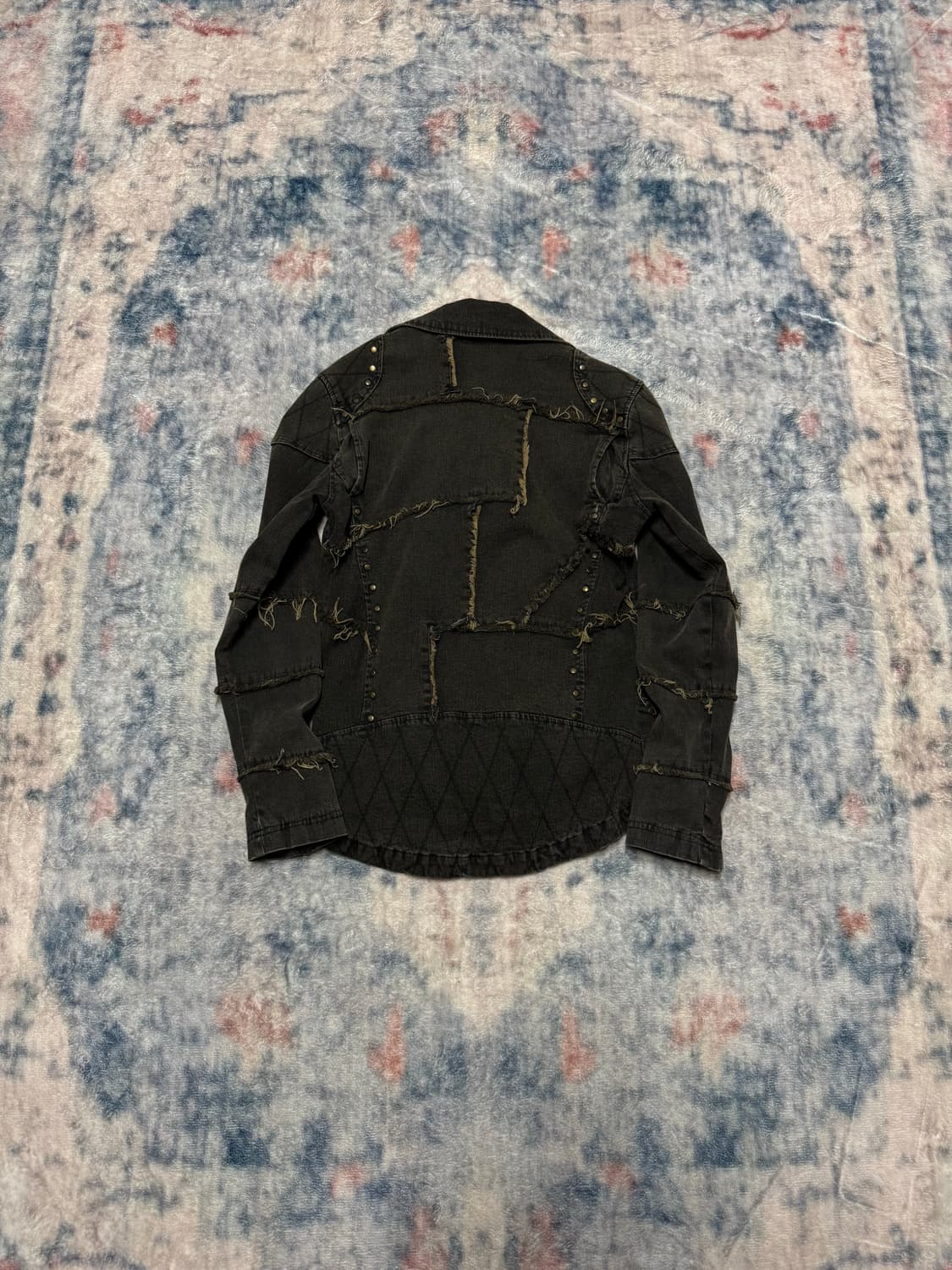 Face the music 00s grunge patchwork ride 상품이미지7