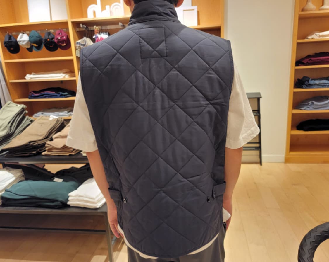 J.CREW Sussex 남성 퀼팅 조끼 M 상품이미지9