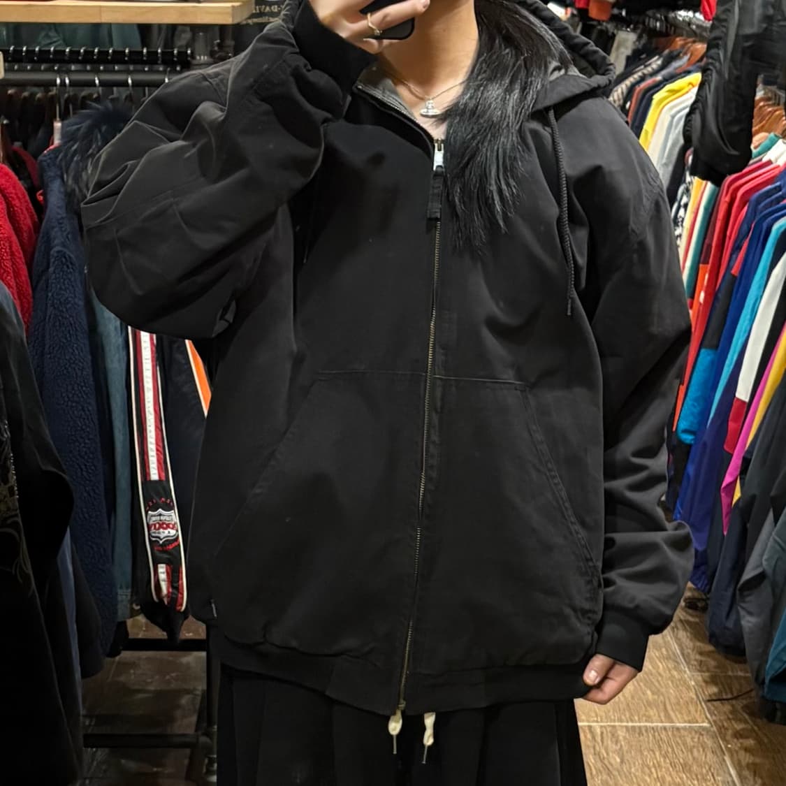 [HI] VTG 워크자켓 블랙 상품이미지2