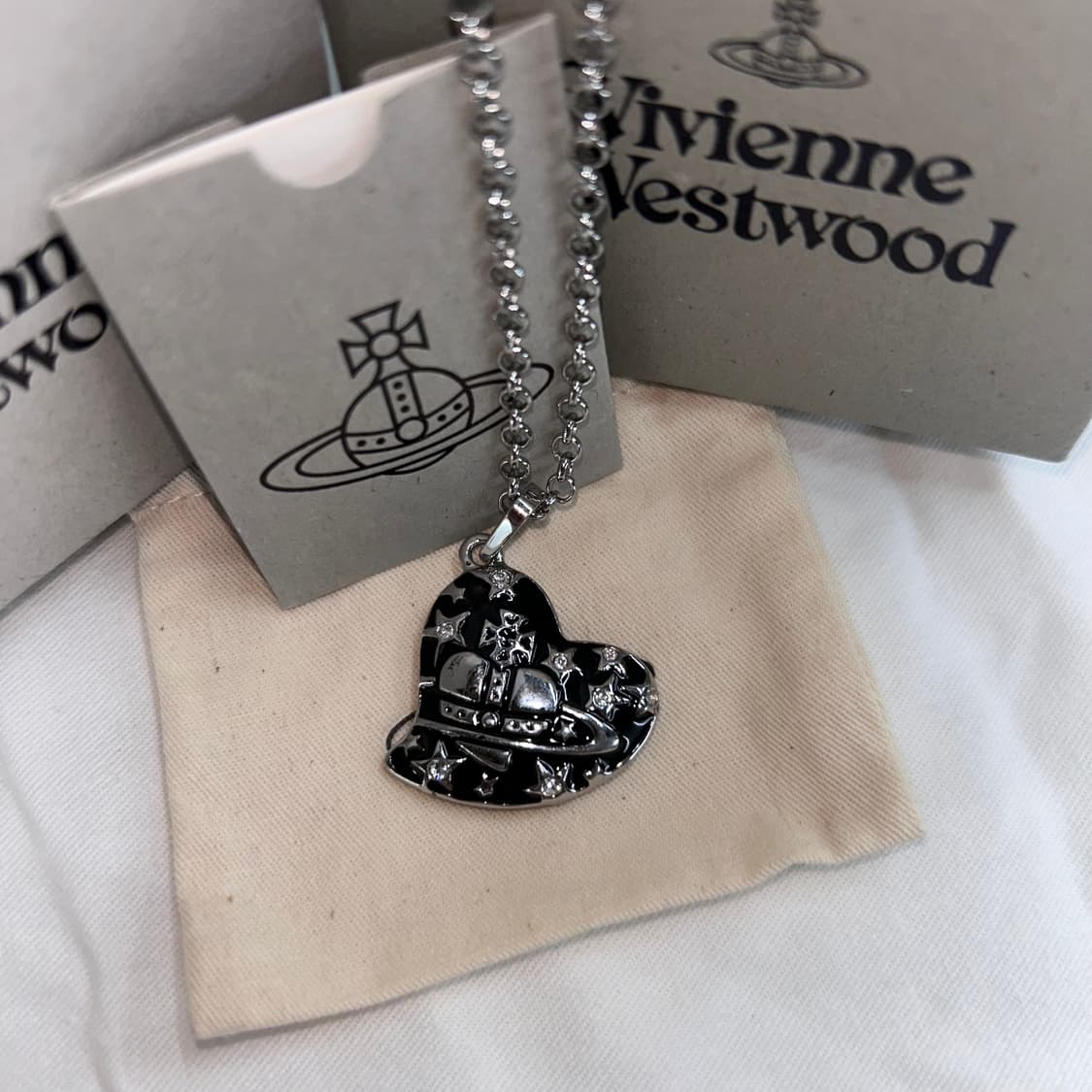 (풀박스)VivienneWestwood Diamante Neckless 상품이미지1