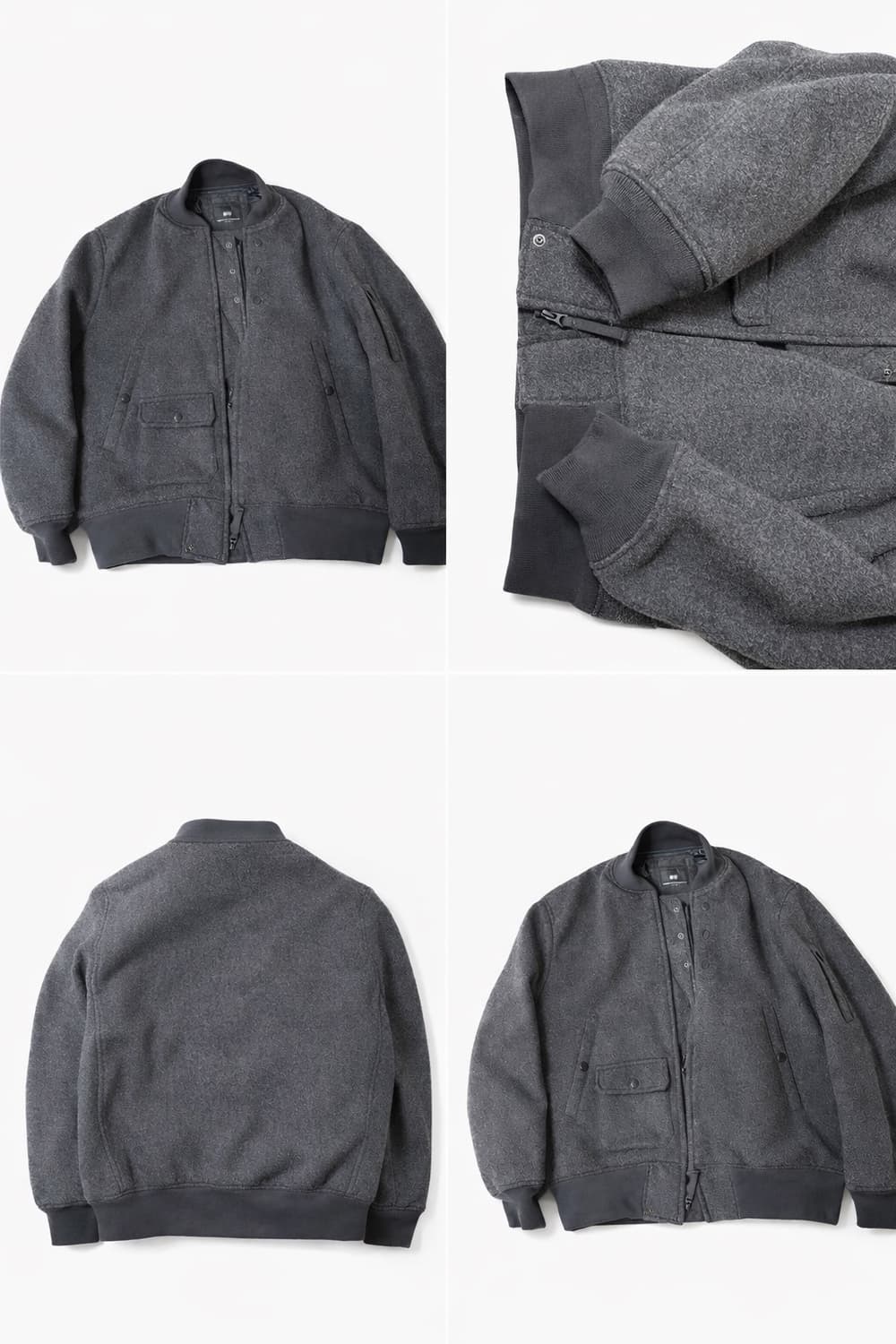 엔지니어드 가먼츠 유니클로 블루종 차콜 m 상품이미지4