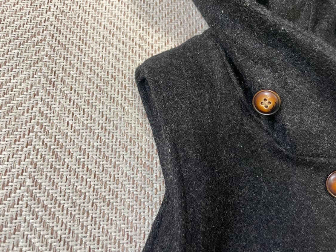 빈티지 켈렌 다크그레이 후드 울 베스트  J03733 상품이미지6