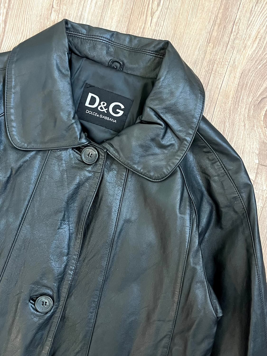 D&G (dolce&gabbana) 플레어 가죽 자켓 상품이미지2