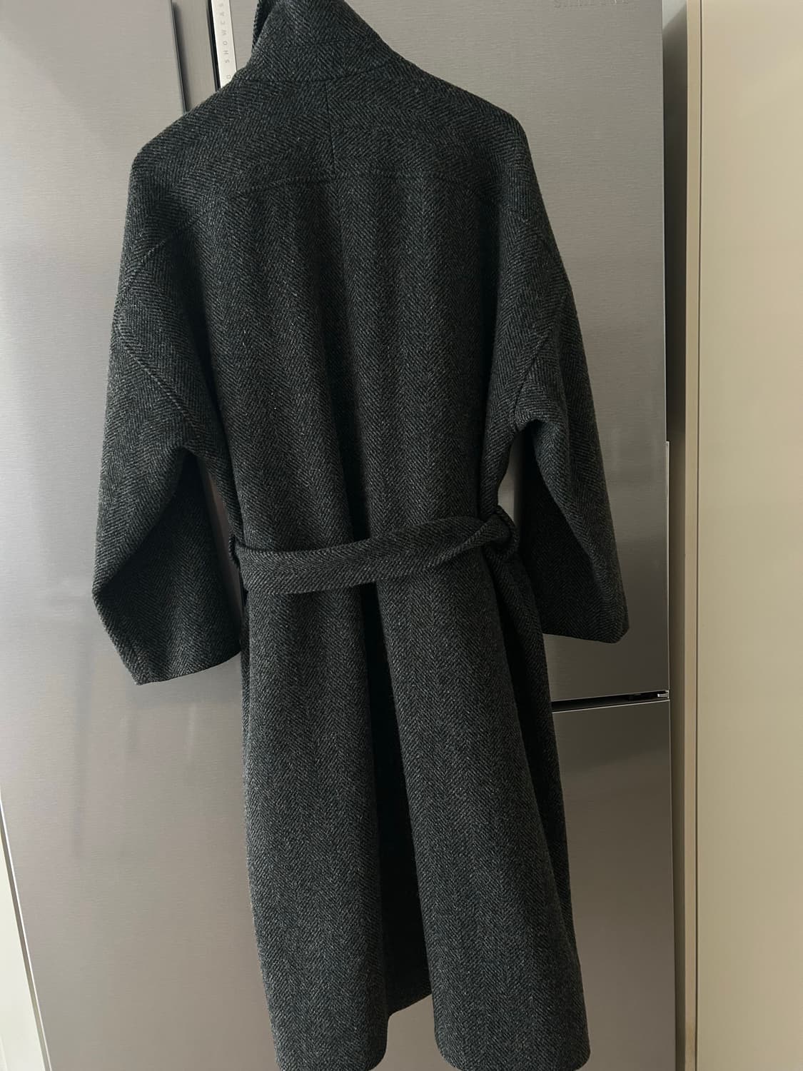 스튜디오톰보이 헤링본 더블 코트  상품이미지3