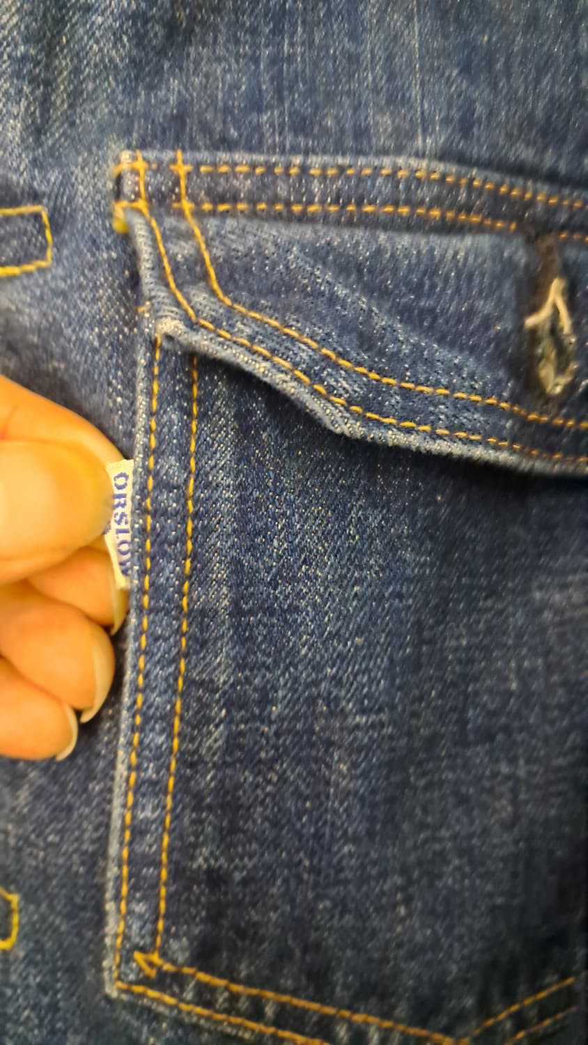 오어슬로우 1세대 데님자켓 2year wash 상품이미지4