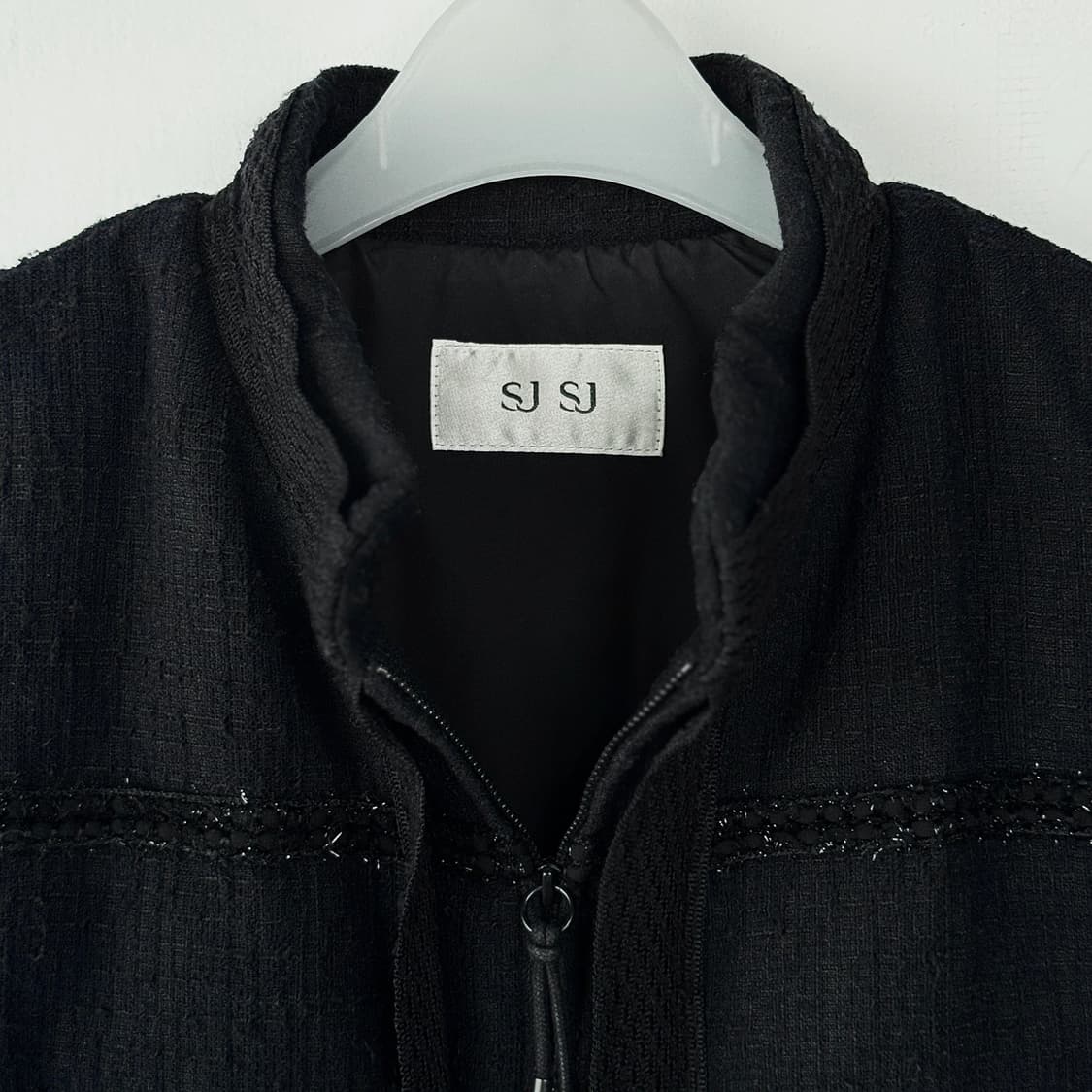 SJSJ 니팅 트위드 구스 패딩 상품이미지5