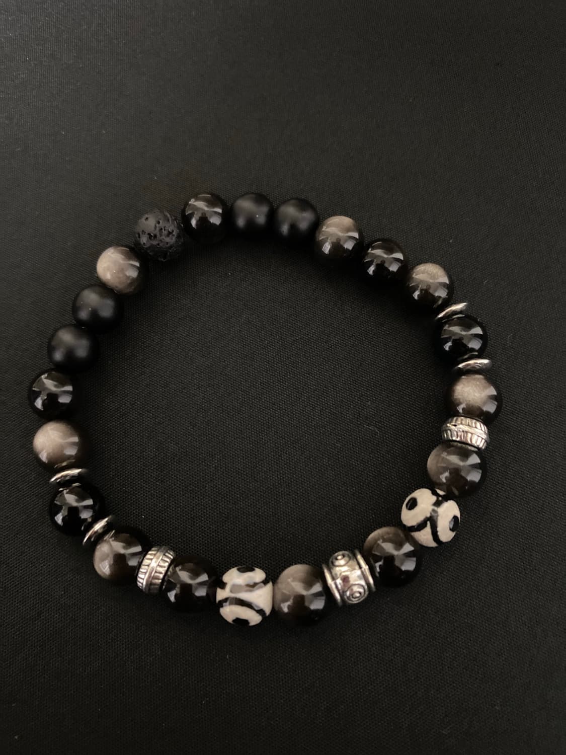 실버 옵시디언 팔찌 상품이미지3