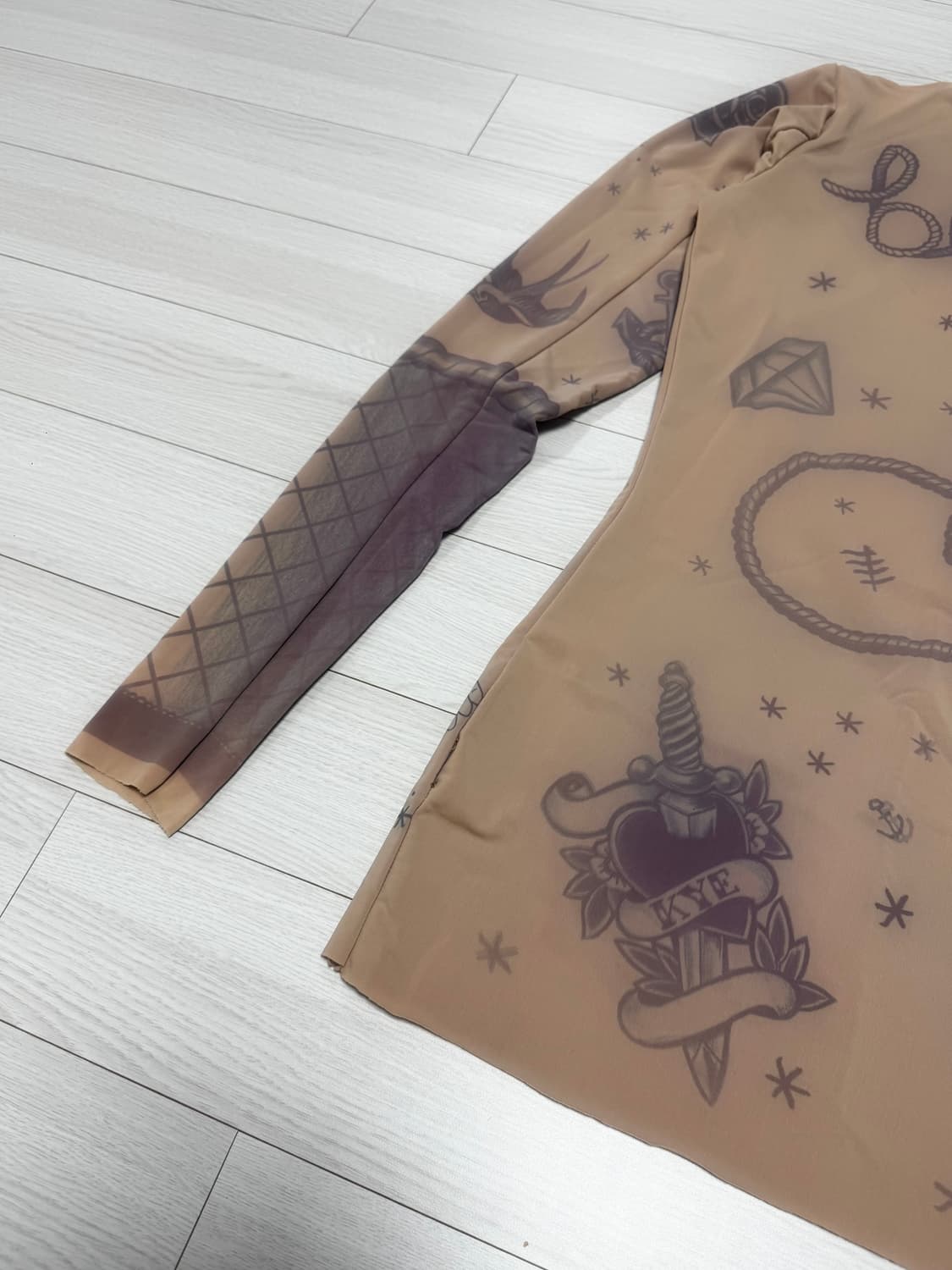 카이 타투프린팅 티셔츠, 래쉬가드 상품이미지9