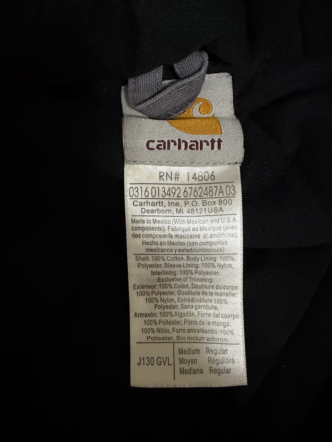 칼하트 J130 GVL M사이즈 상품이미지5