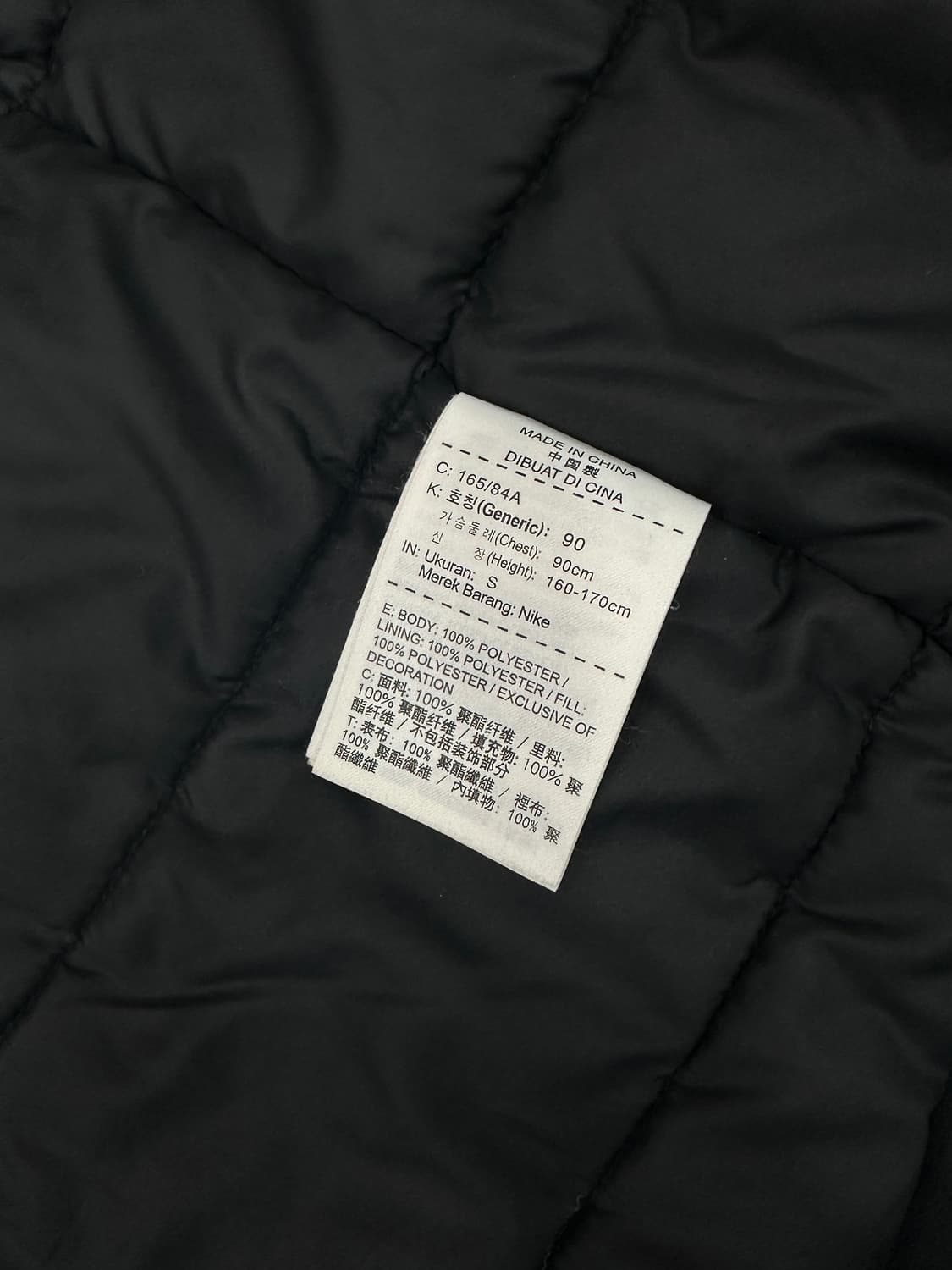 나이키 패딩 블랙 상품이미지4