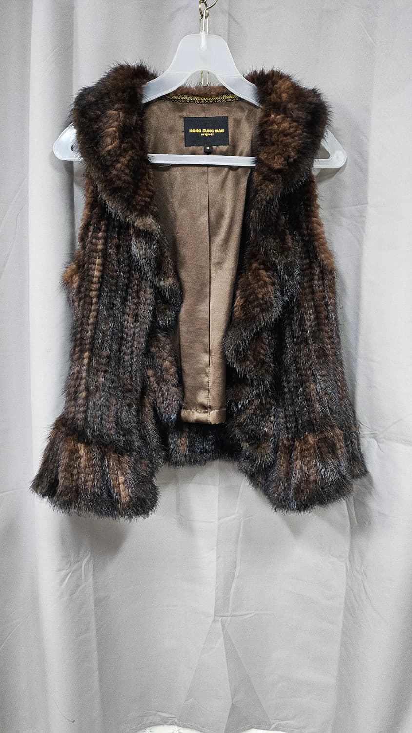 브라운 밍크 베스트 상품이미지6